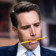 Image for article titled Mob-Fleeing Dweeb Josh Hawley Is Writing a Book Called 'Manhood'